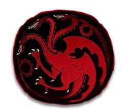 CurePink Polštář Game of Thrones|Hra o trůny: 3D Targaryen (35 x 35 x 8 cm)