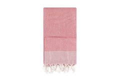 L'essentiel Plážový ručník Fouta Retro - Red (90 x 175), Červená