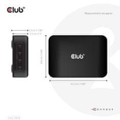 Club 3D Cestovní nabíječka 240W GaN technologie, 4xUSB-C, PPS + PD 3.1 Support