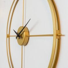 ASIR GROUP Dekorativní kovové nástěnné hodiny Arcadia Metal Wall Clock - APS075, Zlatá