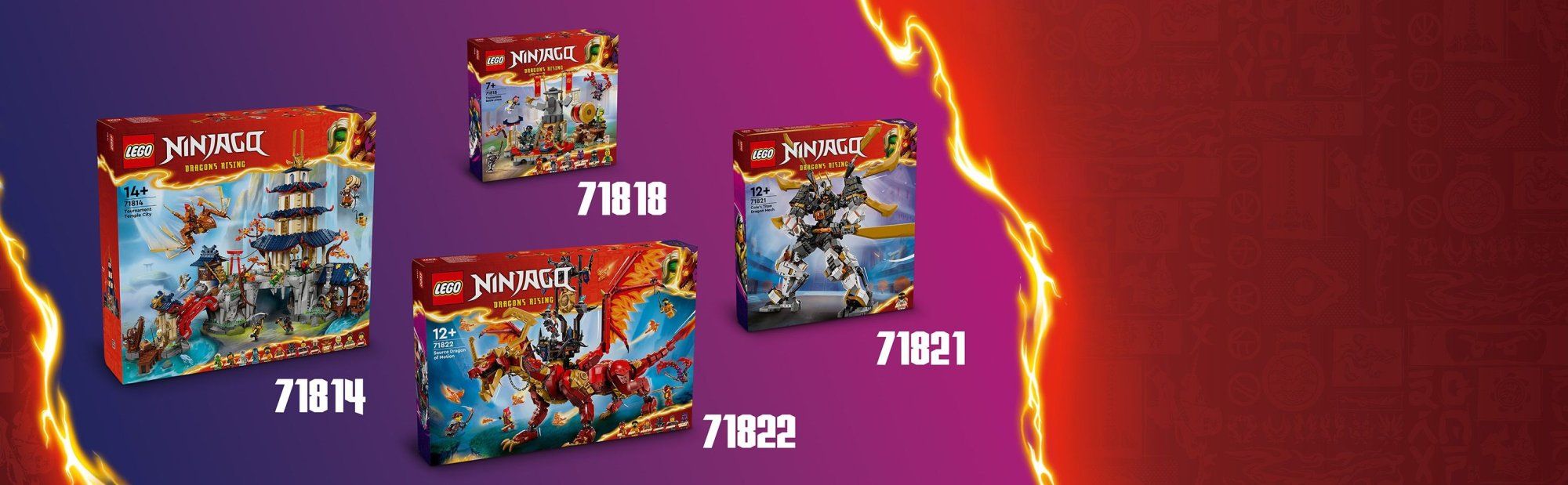 LEGO Ninjago 71818 Turnajová bitevní aréna