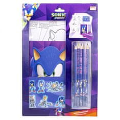 Cerda Kreativní set Ježek Sonic (omalovánky, pastelky, samolepky, blok), 2700000773