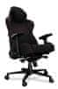 Herní židle kancelářská židle 2050 Magnetic Black Pink výškově nastavitelná do 150kg zatížitelné opěradlo a sedák ze studené pěny ČERNÁ a Růžová látka