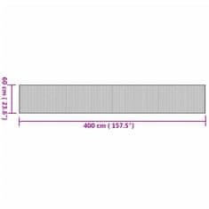 Vidaxl Koberec obdélníkový přírodní 60 x 100 cm bambus