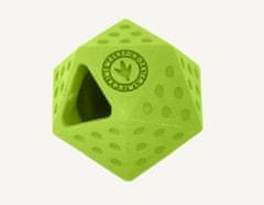 KIWI WALKER Kiwi Walker Gumová hračka s otvorem na pamlsky ICOSABALL MAXI 9cm Zelená