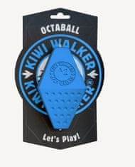 KIWI WALKER Kiwi Walker Gumová hračka s otvorem na pamlsky OCTABALL MINI 11cm Modrá