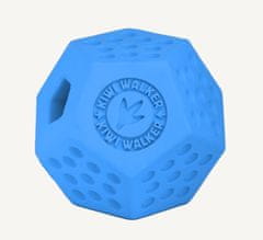 KIWI WALKER Kiwi Walker Gumová hračka s otvorem na pamlsky DODECABALL MINI 7cm Modrá