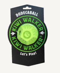KIWI WALKER Kiwi Walker Gumová hračka s otvorem na pamlsky DODECABALL MINI 7cm Zelená