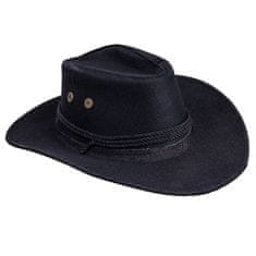 funny fashion Kovbojský klobouk černý