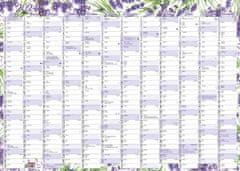 Baloušek Kalendář nástěnný jednolistový roční - Levandule