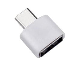 HADEX Redukce USB A - USB-C - bílá