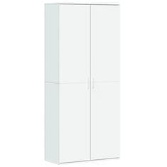 Petromila Skříň highboard bílá 80 x 35 x 180 cm kompozitní dřevo