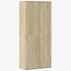 Vidaxl Skříň highboard dub sonoma 80 x 35 x 180 cm kompozitní dřevo