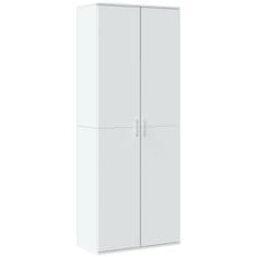 Petromila Skříň highboard bílá 70 x 35 x 180 cm kompozitní dřevo