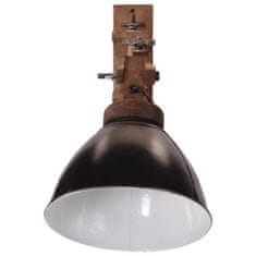 Vidaxl Nástěnná lampa 25 W černá E27