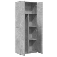 Vidaxl Skříň highboard betonově šedá 70 x 35 x 180 cm kompozitní dřevo