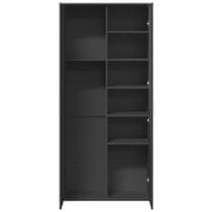 Vidaxl Skříň highboard černá 80 x 35 x 180 cm kompozitní dřevo