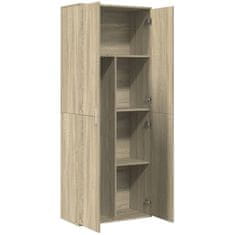 Vidaxl Skříň highboard dub sonoma 70 x 35 x 180 cm kompozitní dřevo