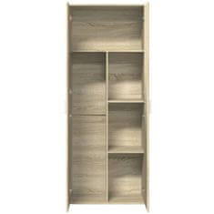 Vidaxl Skříň highboard dub sonoma 70 x 35 x 180 cm kompozitní dřevo