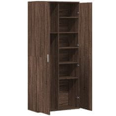 Vidaxl Skříň highboard hnědý dub 80 x 35 x 180 cm kompozitní dřevo