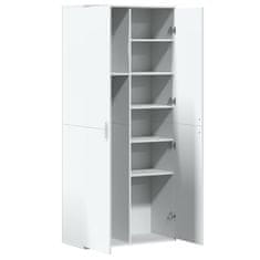 Petromila Skříň highboard bílá 80 x 35 x 180 cm kompozitní dřevo