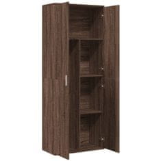 Vidaxl Skříň highboard hnědý dub 70 x 35 x 180 cm kompozitní dřevo