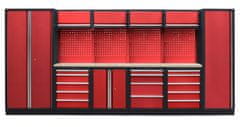 AHProfi Kvalitní PROFI RED dílenský nábytek 4235 x 495 x 2000 mm - RTGS1300AD