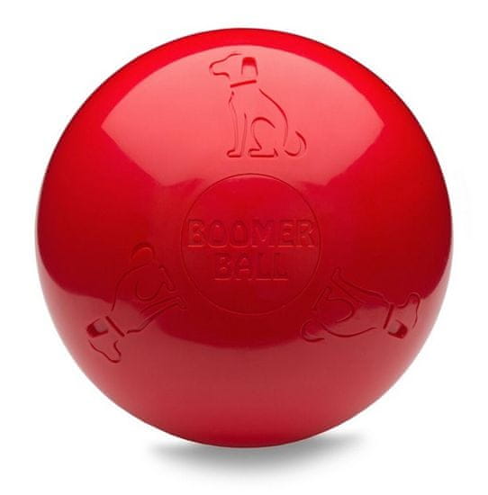 4DOGS Boomer Ball M - 6" / 15Cm Červený