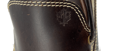 Lumberjack pánské mokasíny Step man v kombinaci kůže-textil v tmavě hnědé barvě