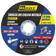 shumee PLOCHÝ DISK T1A 125*1,0*22 SADA 10 ks