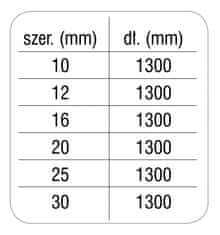 Chaba Vodítko Páska - 10Mm Modrá