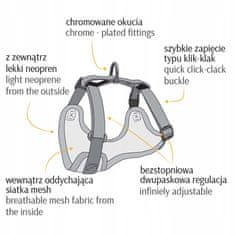 DINGO Beztlakové Postroje S Dvoupáskovým Nastavením L Černé