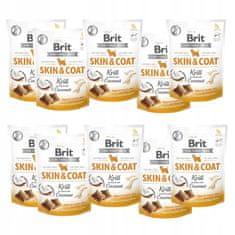 Brit Functional Snack Skin&Coat Krill 150G