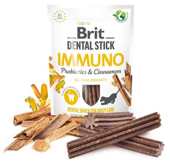 Brit Dental Stick Immuno Probiotics & Cinnamon 251G