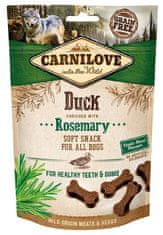 Carnilove Svačina Pro Psy Fresh Soft Duck+Rozmarýn 200G