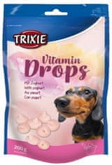 Trixie Jogurtové Dropsy S Vitamíny Pro Psa Sáček 200G [31643]