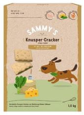 4DOGS Sammy's Crispy Cracker Sýr & Špenát 1Kg