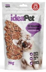 4DOGS Ideapet O! Kostka S Kachnou A Rybou 70G