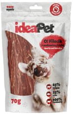 4DOGS Ideapet O! Filetky S Hovězím A Rybou 70G