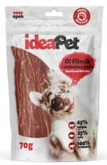 4DOGS Ideapet O! Filetky S Hovězím A Rybou 70G