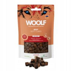 Woolf Soft Cubes Monoprotein Hovězí Maso 100G