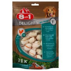 8in1 Dental Delights Bones Xs Kabelka 21Ks