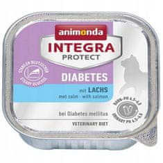 Animonda Integra Protect Diabetes Pro Kočky - S Lososem Tác 100G