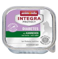 Animonda Integra Protect Diabetes Pro Kočky - S Králíkem Tác 100G