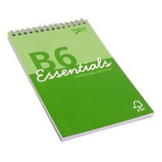 Pukka Pad Spirálový blok "Unipad Essentials Shorthand", mix, B6, linkovaný, 80 listů, ESS-SHB6AST
