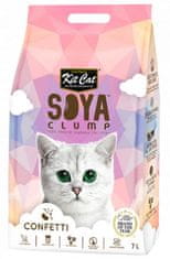 Super Benek Kit Cat Stelivo Eco Soyaclump Confetti 7L / 2,5Kg