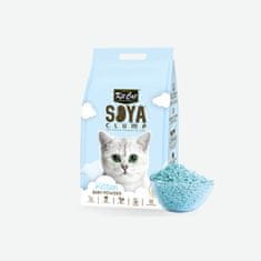 Super Benek Kit Cat Stelivo Eco Soyaclump Baby Powder 7L / 2,5Kg