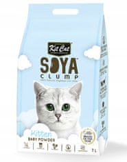 Super Benek Kit Cat Stelivo Eco Soyaclump Baby Powder 7L / 2,5Kg