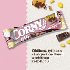 Corny BIG cereální tyčinka s marshmallow v mléčné čokoládě 24 x 40 g 