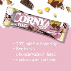 Corny BIG cereální tyčinka s marshmallow v mléčné čokoládě 24 x 40 g 